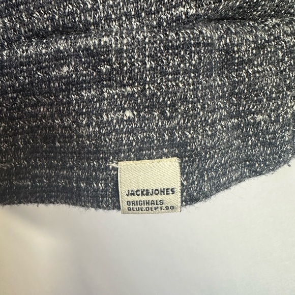 Jack & Jones Navy Blue Knit Sweater - Picture 6 of 8